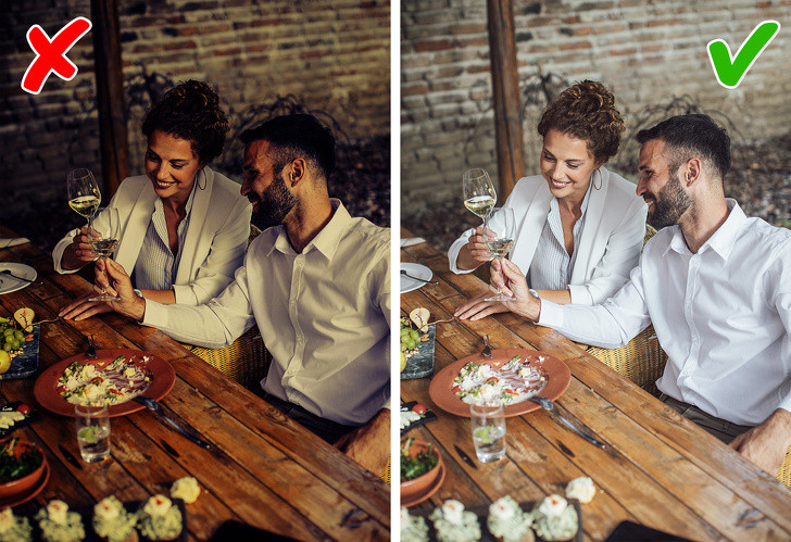 Bật đèn sáng hơn và tắt nhạc khi ăn: Cố gắng tạo môi trường ăn uống lành mạnh bằng cách bật đèn sáng hơn và tắt nhạc.