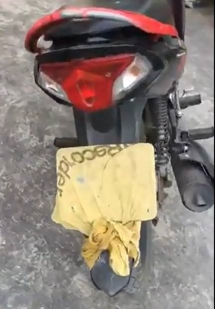 Chiếc xe các đối tượng sử dụng. Ảnh facebook.