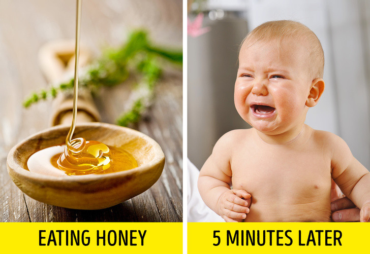 Trẻ dưới 2 tuổi không nên ăn mật ong vì nó có thể gây ra dị ứng và ngộ độc botulism.