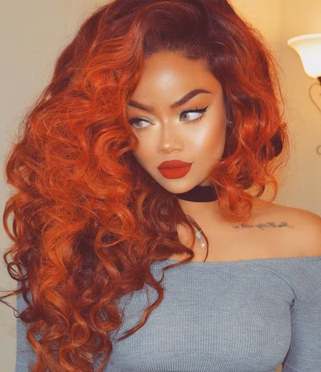 Nhuộm tóc màu cam cháy sẽ làm bạn cảm thấy mình giống như công chúa tóc xù Merida trông bộ phim hoạt hình Brave.