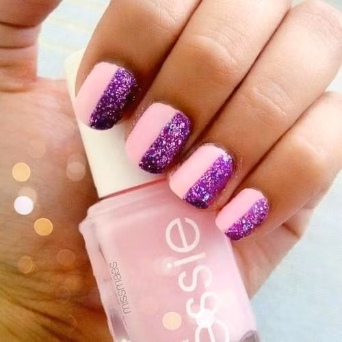 Mẫu nail tạo chiều dài cho móng.