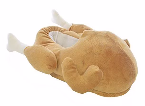 Đôi dép hình gà quay này có lẽ chỉ phù hợp cho dịp lễ Tạ Ơn.