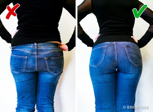 Mặc một chiếc quần vừa vặn sẽ giúp bạn tôn được vóc dáng. Ngược lại, chiếc quần rộng không phù hợp với dáng người có thể làm bạn trông kém sang, xồ xề.