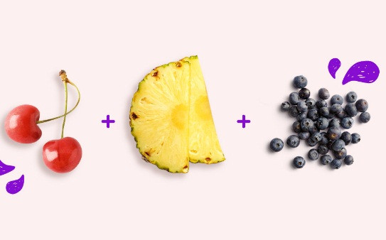 Cặp hoa quả chống viêm: Quả cherry, dứa, việt quất. Dứa được đóng gói với vitamin C và chứa một enzyme gọi là bromelain làm giảm viêm ruột, tăng chức năng miễn dịch. Trong khi đó, cả quả việt quất và cherry đều chứa chất chống oxy hóa mạnh giúp chống viêm.