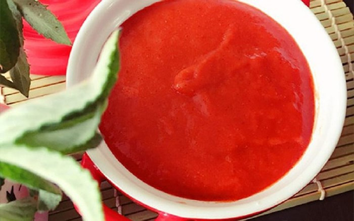 14. Sốt cà chua: Giàu lycopen - một chất có thể bảo vệ cơ thể chống lại một số bệnh ung thư đặc biệt là ung thư tuyến tiền liệt.