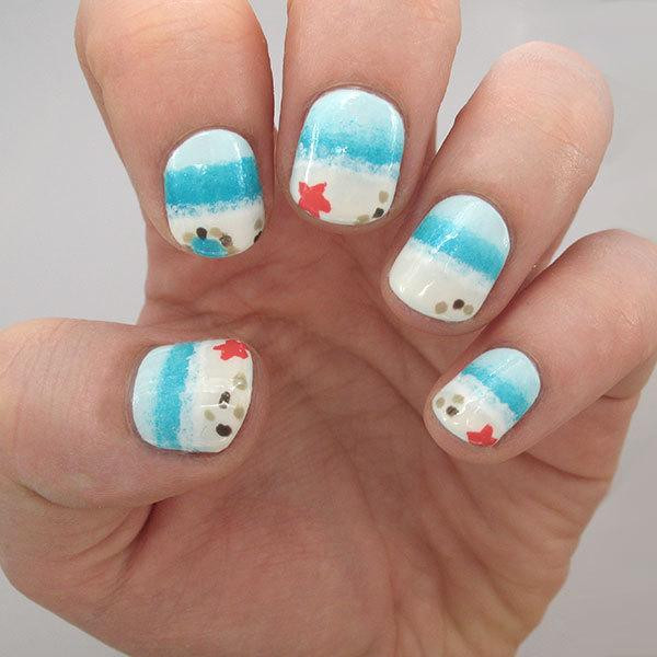 ...mẫu nail đơn giản mà bắt mắt.