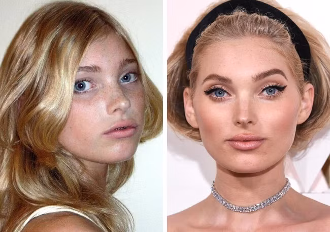 Người mẫuThụy Điển Elsa Hosk có một ngoại hình độc đáo.