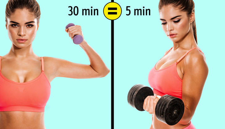 Cải thiện việc tập luyện của bạn: Nếu bạn đang tập thể dục nhưng nhận thấy nó không còn hiệu quả nữ thì hãy thử các bài tập cường độ cao hơn. Việc tập nặng hơn sẽ giúp bạn đốt cháy nhiều calo hơn.