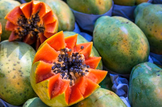 Hỗ trợ tiêu hóa protein: Một trong những lợi ích của ăn đu đủ mỗi ngày là cải thiện sự tiêu hóa protein của cơ thể. Enzyme papain thúc đẩy sự phân hủy protein mà không làm thay đổi hệ vi khuẩn giúp bảo vệ ruột của bạn.