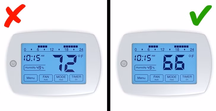 Hãy giảm nhiệt độ phòng ngủ bởi theo nghiên cứu, những người ngủ trong phòng có nhiệt độ khoảng 19 độ C đốt cháy thêm 75 calo so với những người ngủ trong phòng 22 độ C. Cơ thể lạnh trong khi ngủ làm tăng chất béo tốt sản sinh, giúp đốt cháy calo.