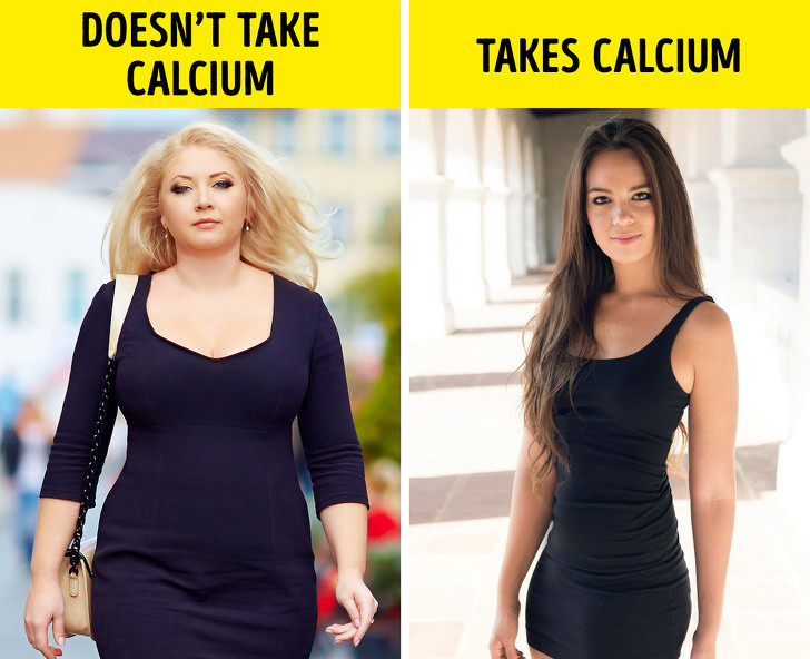 Bổ sung canxi: Canxi giúp xương chắc khỏe, tăng cường lượng cơ bắp, giảm mỡ thừa. Bạn có thể bổ sung canxi qua các loại thực phẩm như hải sản, sữa và sữa chua tách béo, rau cải xoong, bông cải xanh, đậu cô ve...