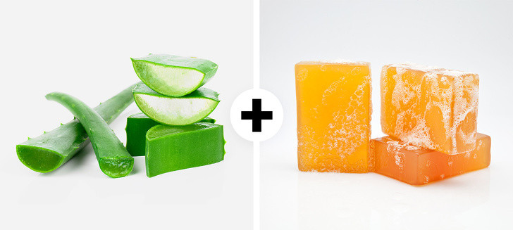 Lô hội và glycerin: 1 muỗng cà phê gel lô hội, 4 muỗng cà phê glycerin thực vật, 10 giọt tinh dầu chanh và 4 muỗng canh baking soda trong 1 cốc nước trộn thành hỗn hợp mịn. Dùng nó để đánh răng 1 lần mỗi ngày.