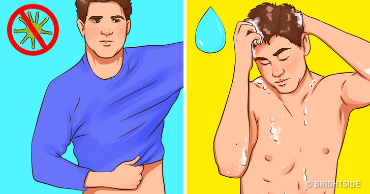 Hãy tắm vòi sen và gội đầu sau khi đi bộ. Điều này sẽ giúp bạn loại bỏ bụi, phấn hoa và vi khuẩn.