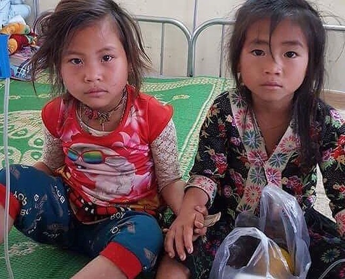 Hai bé đã được hồi phục vì cấp cứu kịp thời.