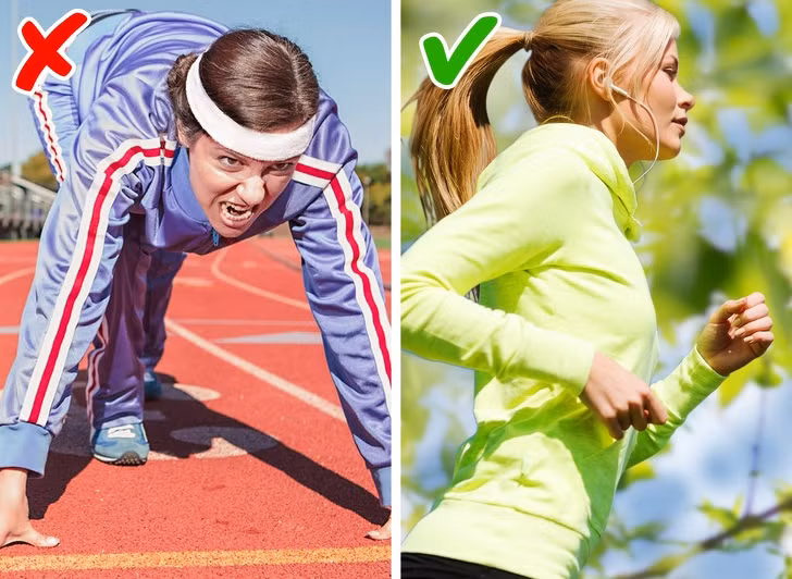 Mọi người cho rằng chạy maraton và chạy bộ có có tác dụng như nhau. Thực tế, các bài tập nhẹ như chạy bộ hoặc thậm chí đi bộ tốt hơn cho cơ thể.