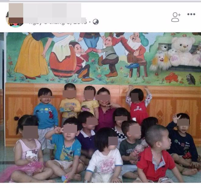Bảo mẫu thường xuyên đăng ảnh trẻ em lên trang cá nhân - Ảnh: Facebook.