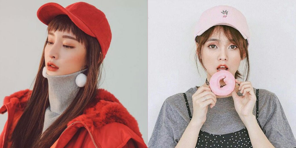 Những chiếc mũ lưỡi trai khiến các bạn gái thêm phần cá tính và tinh nghịch. Ảnh: Internet.