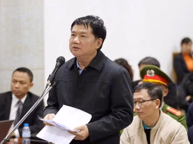 Ông Đinh La Thăng nói lời cuối tại tòa.