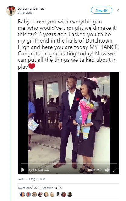 Clip cầu hôn bạn gái tại lễ tốt nghiệp bất ngờ nhận được nhiều ý kiến trái chiều từ dân mạng. Ảnh chụp màn hình.