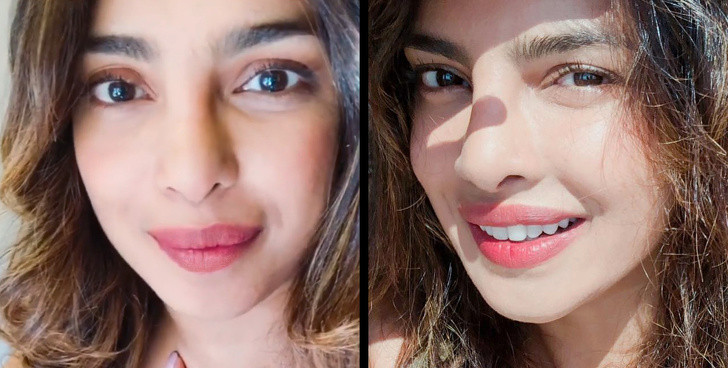 Dưỡng môi của Priyanka Chopra: Nữ diễn viên Ấn Độ này dùng một nhúm muối biển, 2-3 giọt glycerin tinh khiết và một vài giọt nước hoa hồng trộn đều. Cô sử dụng hỗn hợp này để chà môi khiến chúng trở nên mềm mại và căng mọng.