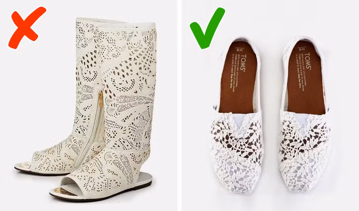 Boot mùa hè: Những đôi giày mùa hè trông rất đẹp và phù hợp với cả quần short lẫn váy. Do vậy, hay quên những đôi boot ngày hè đi nhé.