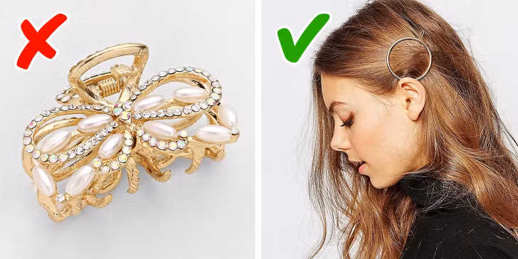 Phụ kiện cài tóc diêm dúa: Những món đồ này phổ biến từ thập niên 90 nhưng hiện tại chúng không còn phù hợp nữa.