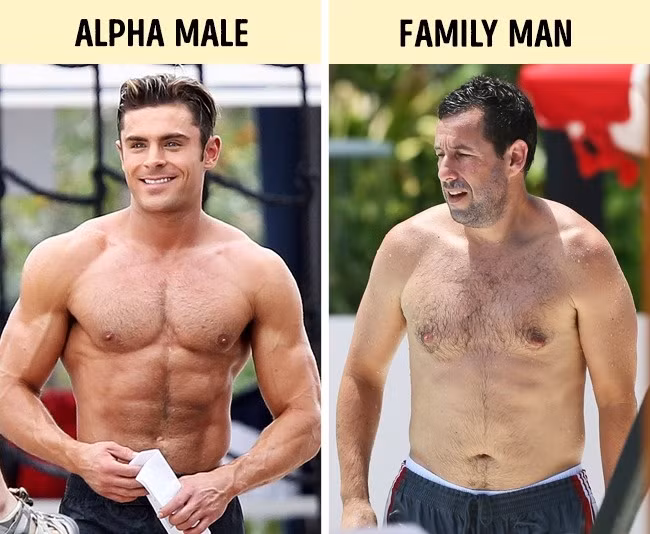 Hầu hết phụ nữ thích đàn ông có thân hình như một tam giác ngược: Vai rộng, hông nhỏ, bụng hẹp vì cảm giác được che chở.