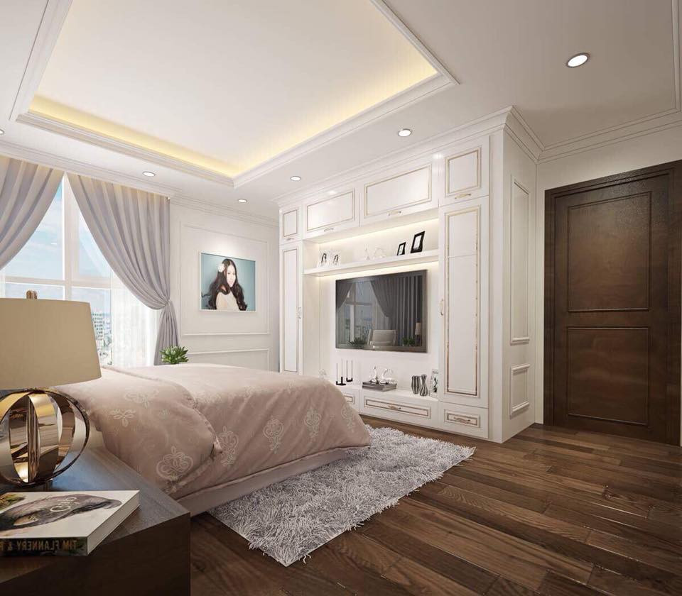 Cận cảnh phòng ngủ của bà mẹ một con sang chảnh khiến nhiều mẹ bỉm sữa mơ ước. 