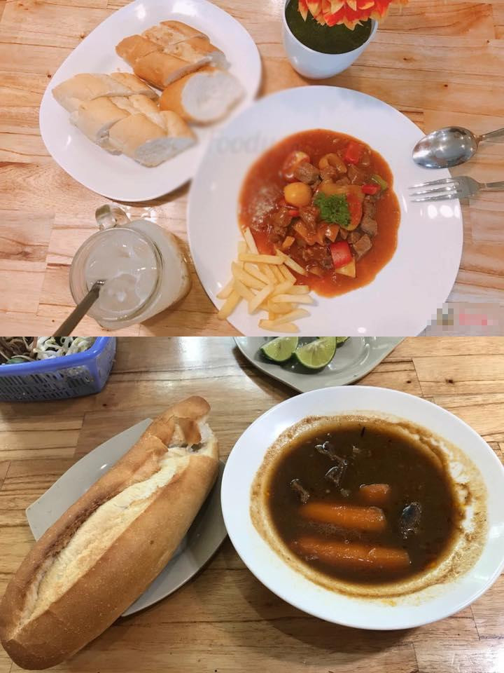 Chị bán hàng bảo đĩa ăn như trong hình, quả thực chiếc đĩa giống trong hình thật.