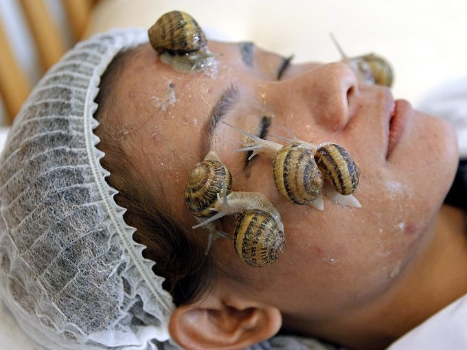 Sao Hollywood Katie Holmes thường sử dụng các sản phẩm chăm sóc da từ ốc sên để giữ cho làn da mịn màng, mềm mại.