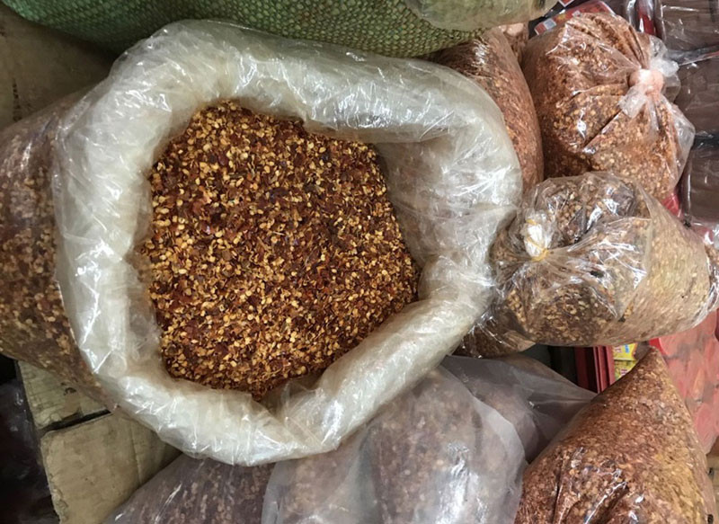 Có 36,25% số lượng mẫu ớt bột bị phát hiện có dư lượng chất Aflatoxin vượt ngưỡng cho phép.