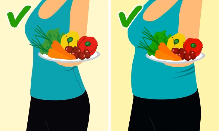 Trọng lượng không nói lên tình trạng sức khỏe của cơ thể. Tăng cân phụ thuộc vào thói quen ăn uống, di truyền và thể chất cơ thể của bạn.