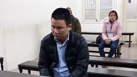 Bị cáo Loát tại tòa.