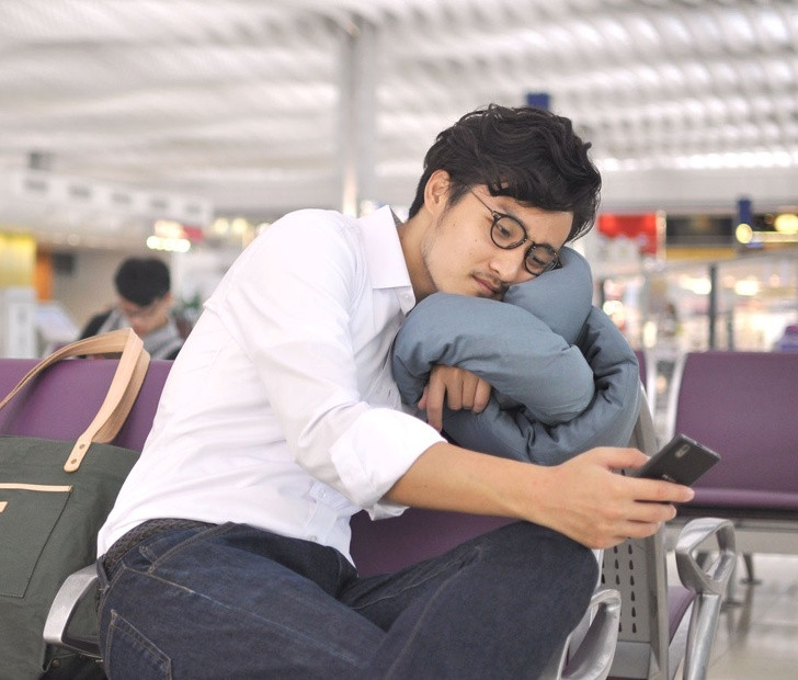 Chiếc gối tay dành cho những người thường xuyên di chuyển.