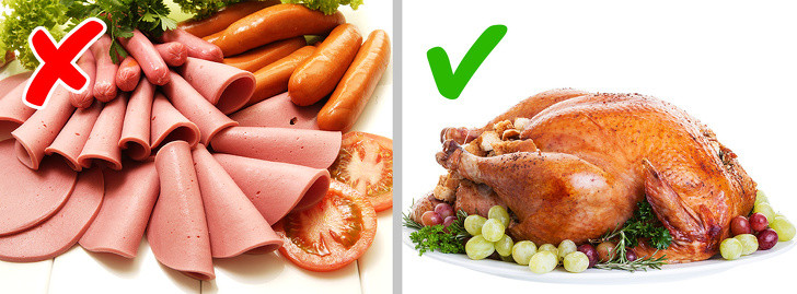 Thịt nguội là thực phẩm ăn nhanh và ngon nhưng chất bảo quản, chất tạo màu và phụ gia có thể khiến bạn bị đau đầu và thay đổi tâm trạng. Do đó, nấu thịt sẽ an toàn hơn nhiều.