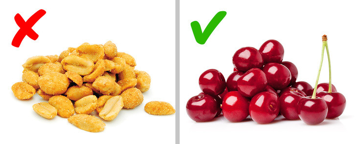 Cherry là một nguồn giàu melatonin, một loại hormon giúp bạn ngủ ngon. Quả này cũng là thuốc giảm đau tự nhiên và có thể làm cho bạn cảm thấy thoải mái.