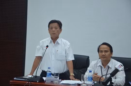 Ông Nguyễn Thanh Xuân phát biểu tại cuộc họp báo chiều 25/5.