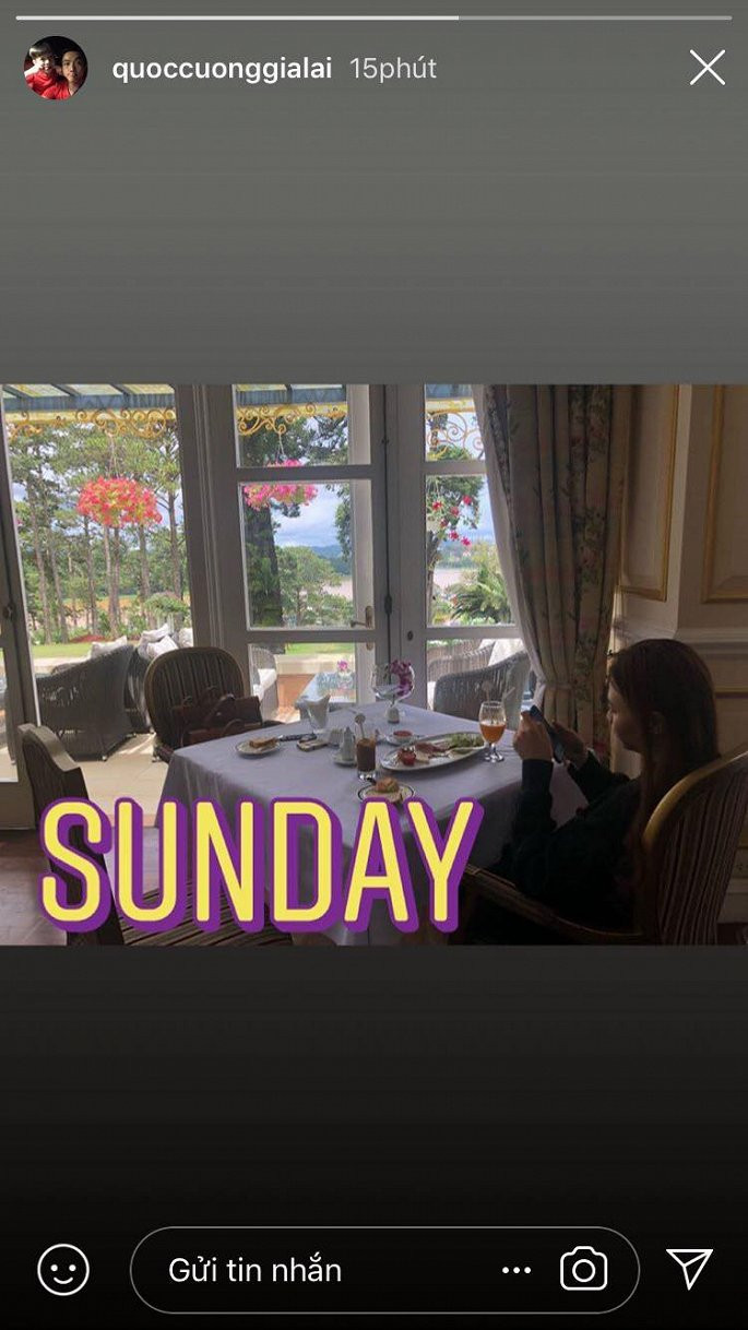 Cuong Do La chia se khoanh khac binh yen ben Dam Thu Trang