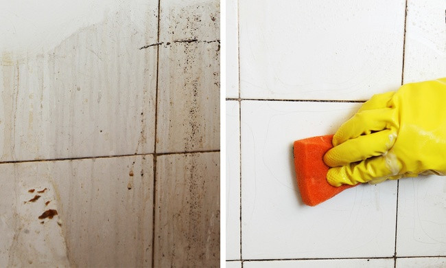 Nước tẩy sơn móng tay có chứa axeton có thể được sử dụng làm dung môi hoặc loại bỏ vết bẩn. Để làm sạch phòng tắm hoặc gạch nhà bếp, hãy lấy một ít nước ấm, thêm axeton và rửa gạch bằng dung dịch này.