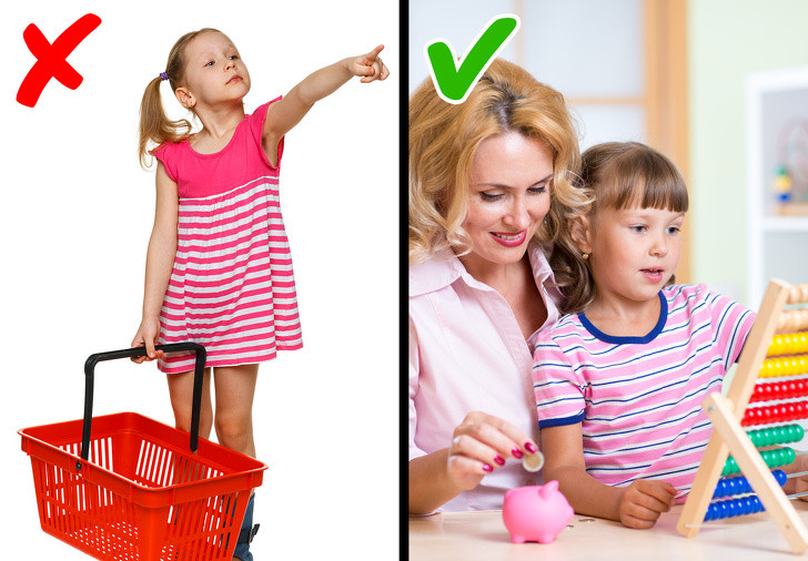 Kiếm tiền và quản lý tiền bạc: Cha mẹ cần dạy trẻ kỹ năng sống là cách quản lý tài chính cơ bản ngay khi trẻ học đếm. Đến tuổi 13, trẻ cần biết tiết kiệm tiền từ những khoản tiền tiêu vặt, biết quyết định về việc chi tiêu tiền bạc hợp lý.