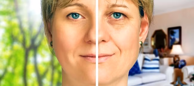 Điều hòa là đồ dùng thường ngày khiến da mặt bạn khô và bắt đầu xuất hiện nếp nhăn. Nếu buộc phải ngồi điều hòa nhiều, bạn nên sử dụng máy làm ẩm không khí hoặc bôi kem dưỡng ẩm.