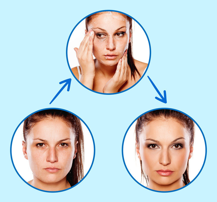 Dưỡng ẩm: Hãy bôi kem dưỡng ẩm ngay sau khi rửa mặt sạch và lau khô da. Lỗ chân lông sẽ mở rộng ra khi rửa mặt, tốt nhất nên thoa kem dưỡng ẩm lên mặt không quá một phút sau khi đã thấm khô nước trên da.