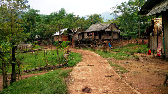 Khu vực bản Ka Vàng nơi nạn nhân sinh sống và mất tích bí ẩn.