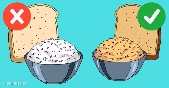 10. Bổ sung đường bột từ ngũ cốc nguyên hạt: Carb (đường bột) giúp cơ thể minh mẫn, tỉnh táo trong ngày. Carb phức tạp bao gồm tinh bột và chất xơ có trong khoai tây, yến mạch, ngũ cốc, bánh mì,...