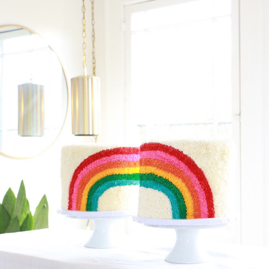 Những chiếc bánh đầy màu sắc này trông giống như các chi tiết nội thất dành cho những ngôi nhà có phong cách nhất.