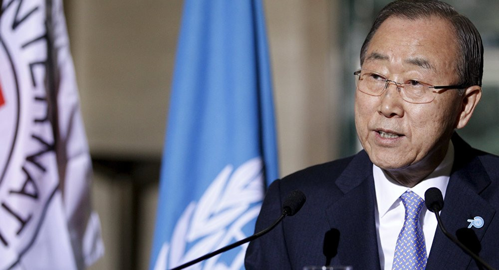 Hồi năm 2016, Tổng Thư ký Liên Hợp Quốc khi đó là ông Ban Ki-moon đã chúc người dân các quốc gia đón Tết Nguyên đán một năm Bính Thân sức khỏe và hạnh phúc. Ảnh: Sputnik.