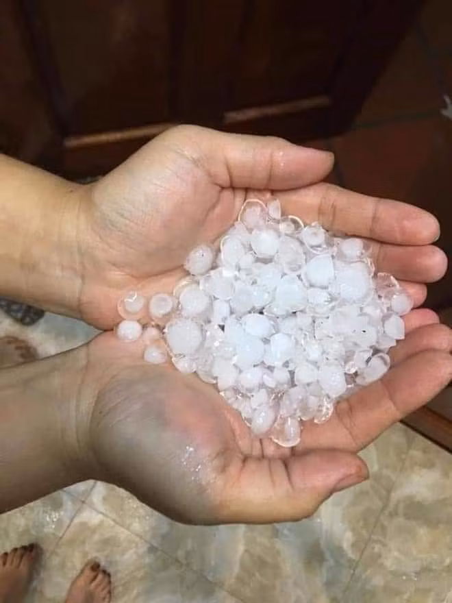 Những viên đá khá lớn. Nguồn ảnh: Người Vĩnh Bảo.