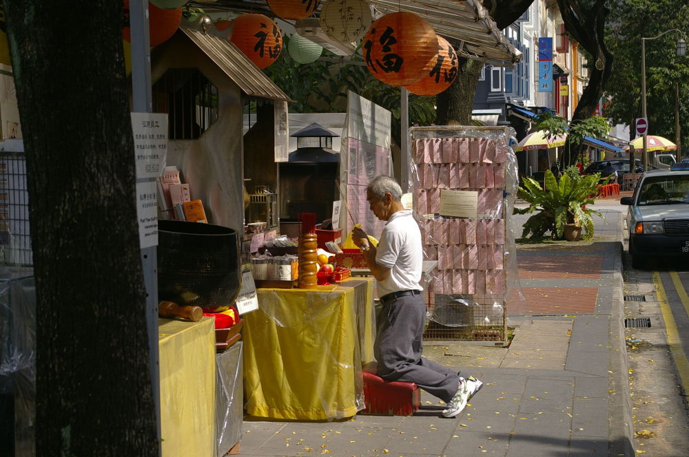 Một bức ảnh khác nằm trong dự án "The World as Seen by Russian Diplomats' Wives" được chụp tại Singapore.