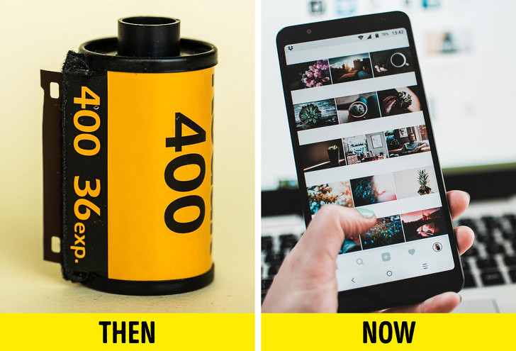 Giờ đây, người ta có thể chụp hàng nghìn bức ảnh và lưu trong điện thoại.