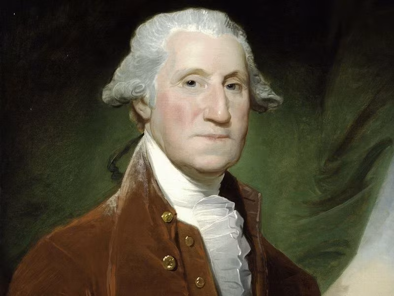 Cựu Tổng thống Mỹ George Washington sinh ngày 22/12/1732 tại Westmoreland, bang Virginia, trong một gia đình khá giả với truyền thống nông nghiệp. Ảnh: Wikimedia Commons.